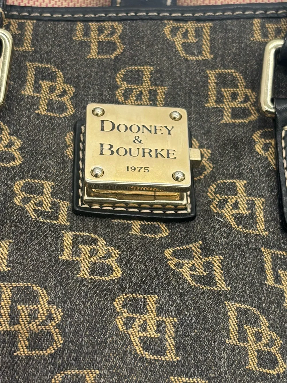 Dooney & Bourke Brown Signature Tote with Wallet